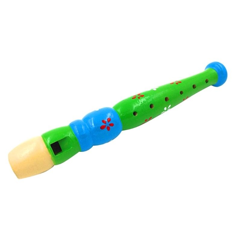 Soprano Recorder Plastic - Sopraanblokfluit 6-gaats kleurrijke piccolofluit leren ritme