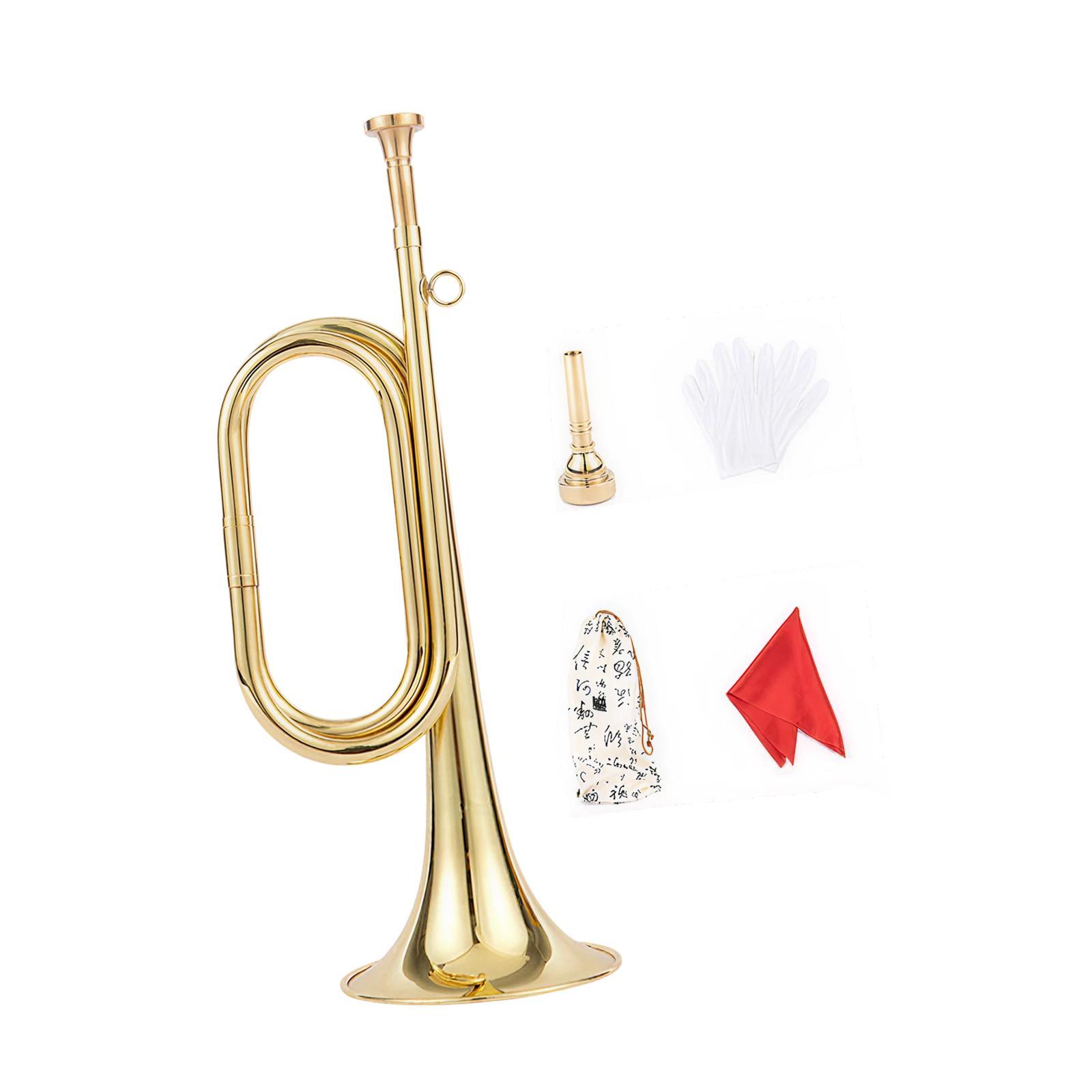 Blazende bugel, messing trompe - Musical Instrument Bugle recensie en prijs