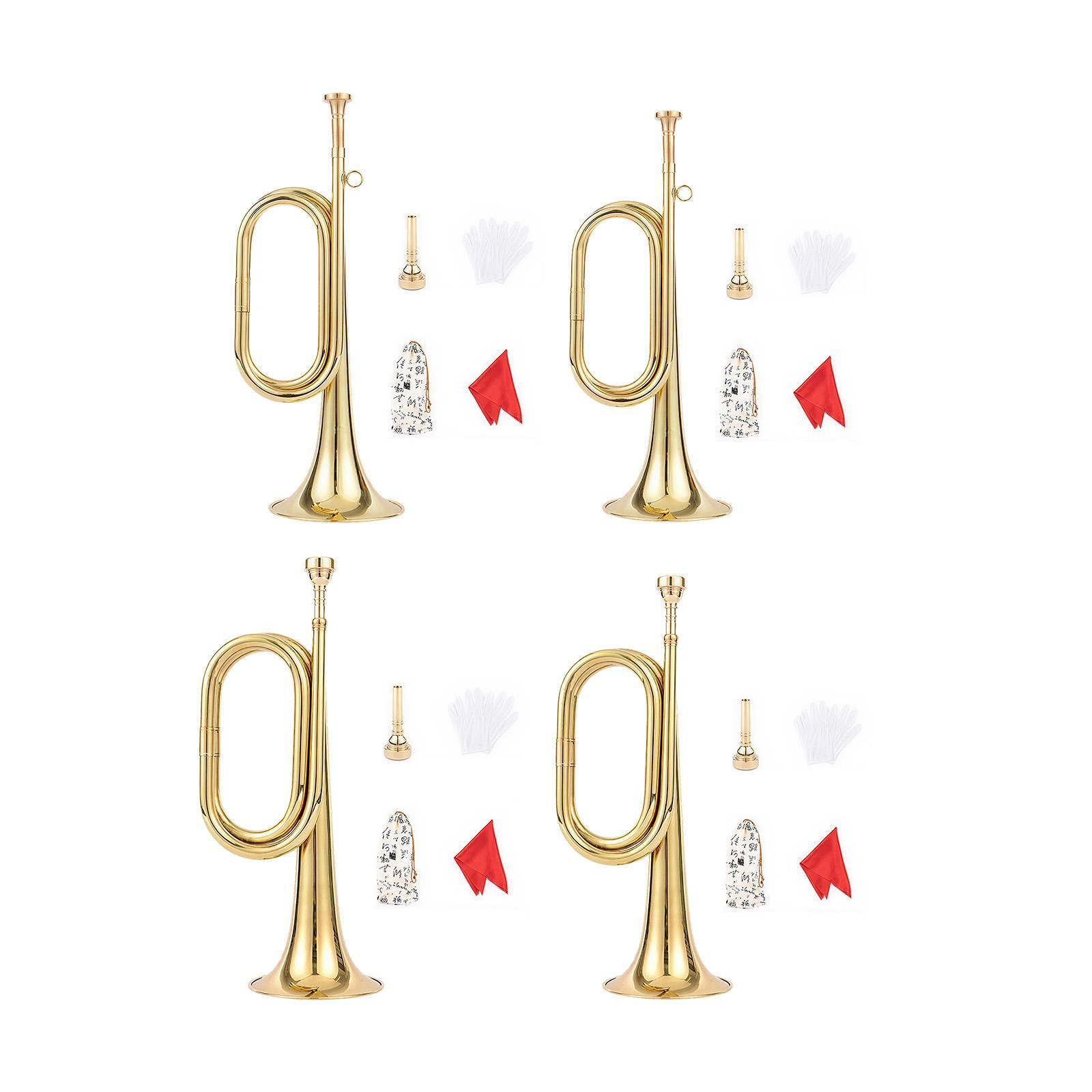 Blazende bugel, messing trompe - Musical Instrument Bugle recensie en prijs