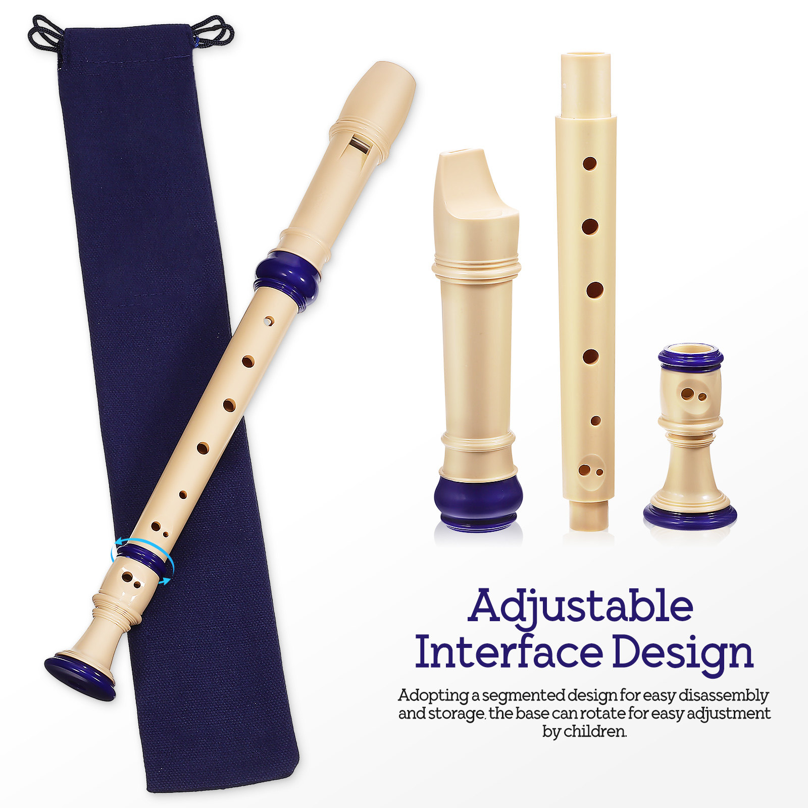 2 stuks sopraanblokfluit, 8 ga - Soprano Recorder Plastic recensie en prijs