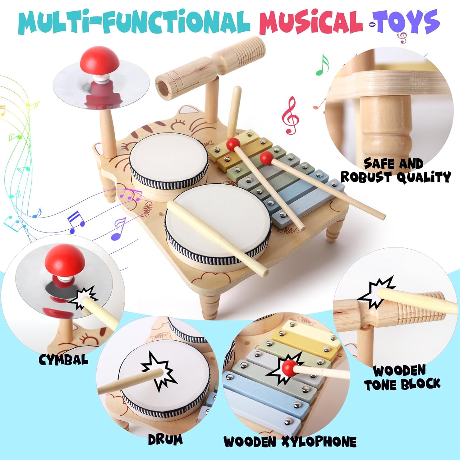 Houten Xylofoon Drumstel Voor  - Musical Instrument Harmonium recensie en prijs