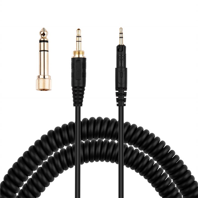 AB33-ATH-M50x kabel, opgerolde - Audio Technica Headphone Ath-M50X recensie en prijs